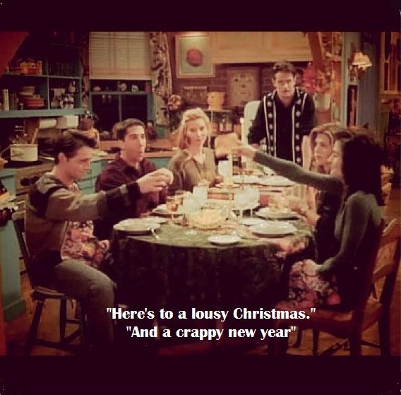 friends lousy christmas and a crappy new year
