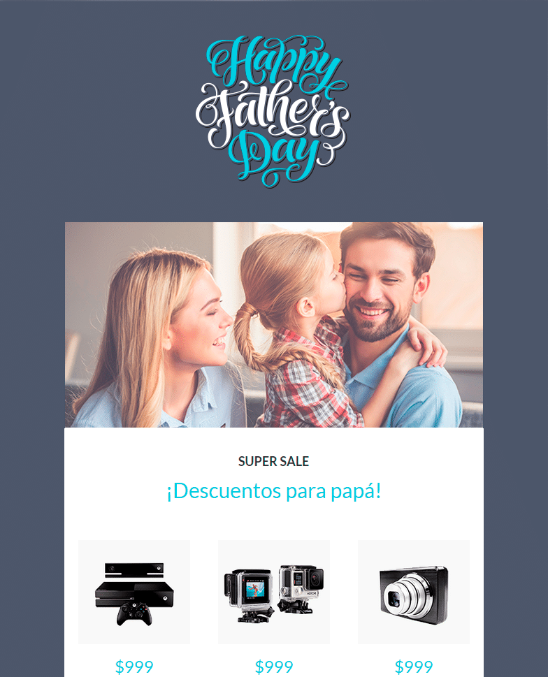 Claves para ganar más clientes en el Día del Padre con campañas de email  marketing - EnvialoSimple